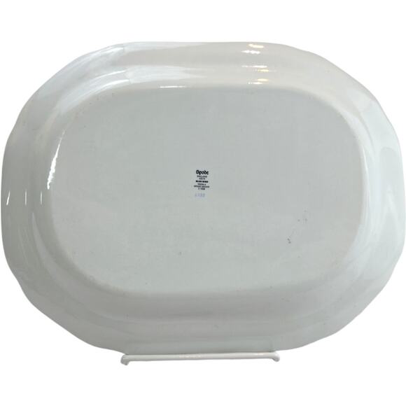 Spode England | Blue Bird Platter-S374 | Size 14.25x11 - Picture 4 of 5